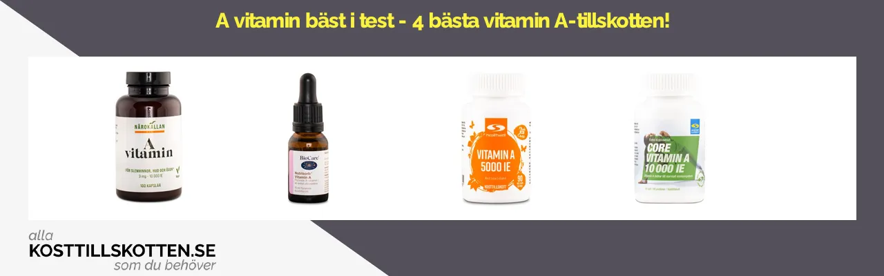 A vitamin bäst i test