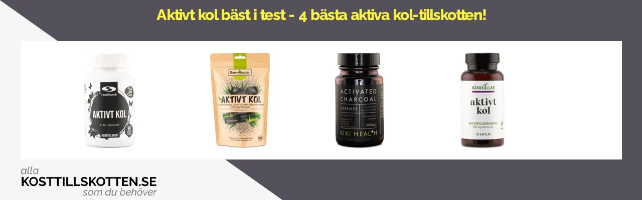 Aktivt kol bäst i test