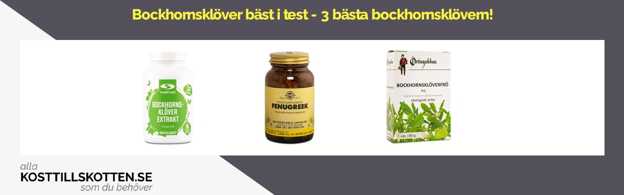 Bockhornsklöver bäst i test