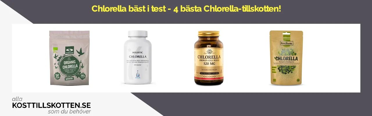 Chlorella bäst i test