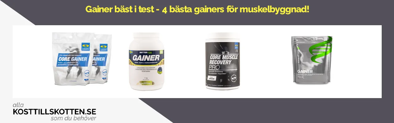 Gainer bäst i test