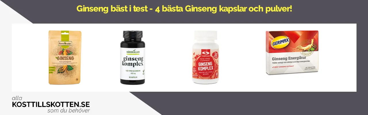 Ginseng bäst i test