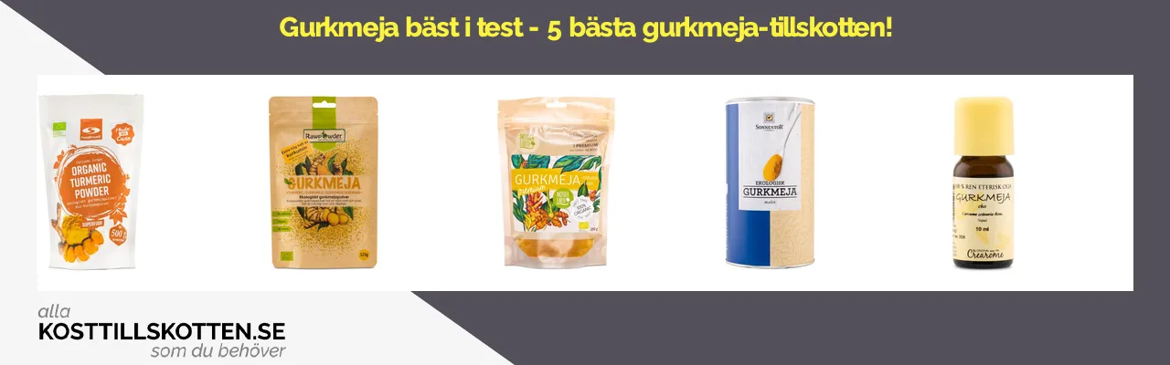 Gurkmeja bäst i test