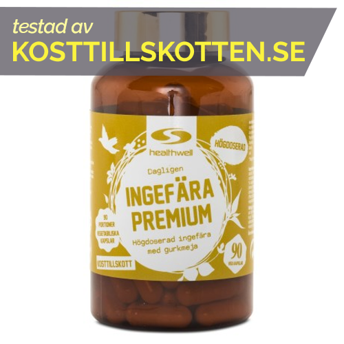 Ingefära-tillskott bäst i test