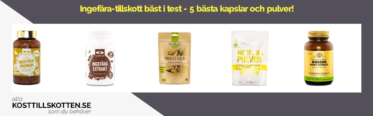 Ingefära bäst i test