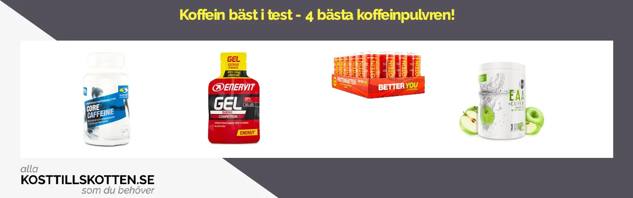 Koffein bäst i test