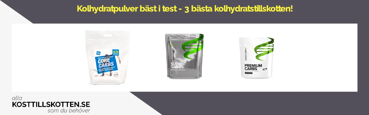 Kolhydratpulver bäst i test