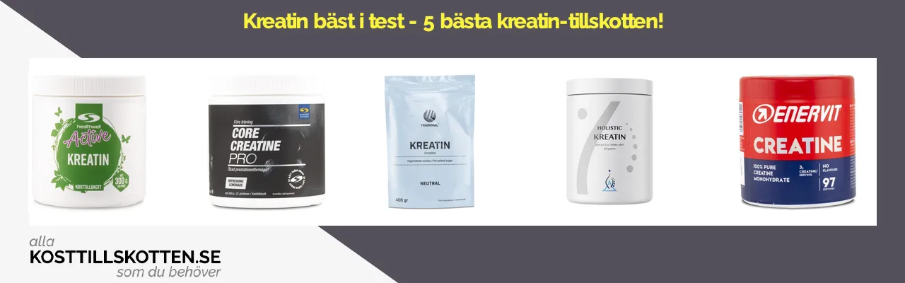 Kreatin bäst i test