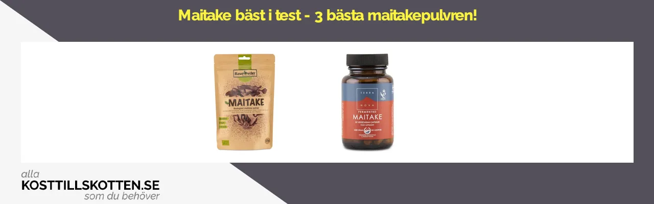 Maitake bäst i test