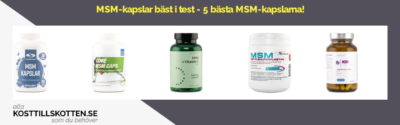 Msm kapslar bäst i test