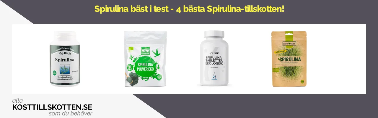 Spirulina bäst i test