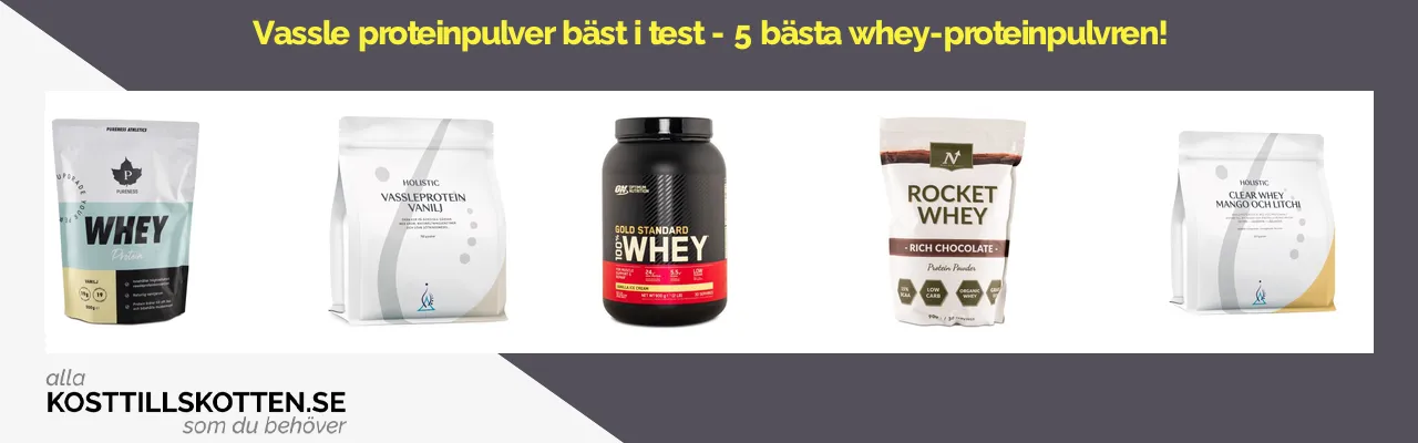 Vassle proteinpulver bäst i test