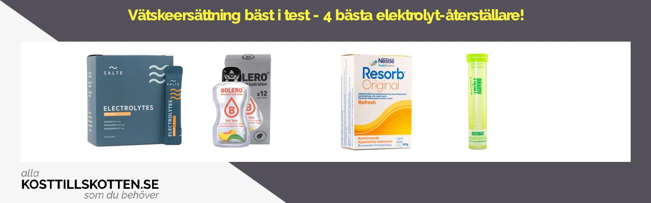 Vätskeersättning bäst i test