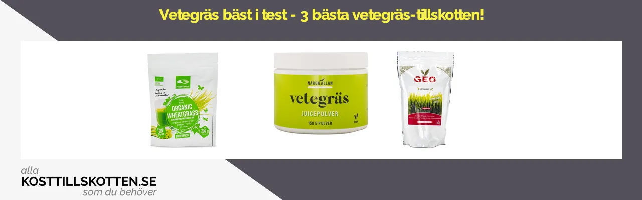 Vetegräs bäst i test