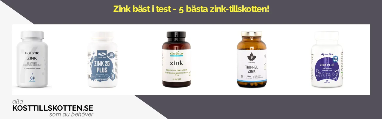 Zink bäst i test